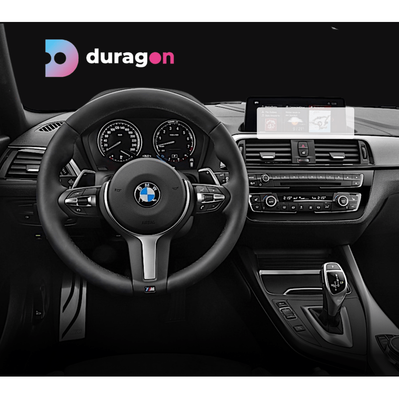 Auto si Moto - Piese auto si accesorii - Interior auto - Bord si accesorii - Folie protectie navigatie BMW Seria 1 2017-2019, Duragon, protectie display, silicon transparent, kit instalare - Infinity.ro