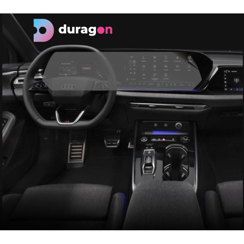 Auto si Moto - Electronice auto - Accesorii electronice auto - Folie protectie navigatie Audi A5 Sedan (B10) 2024+, Duragon, protectie display , silicon transparent, kit instalare - Infinity.ro