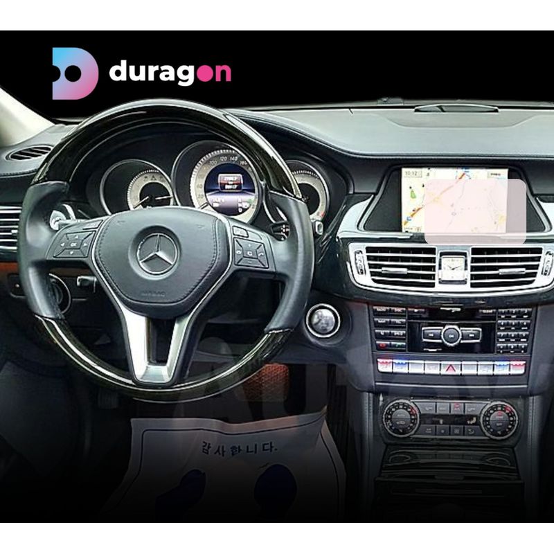 Auto si Moto - Piese auto si accesorii - Interior auto - Bord si accesorii - Folie protectie navigatie Mercedes Benz CLS Class (C218) 2014-2018, Duragon, silicon mat, Kit instalare - Infinity.ro