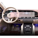 Auto si Moto - Piese auto si accesorii - Interior auto - Bord si accesorii - Folie protectie navigatie Mercedes Benz GLS (X167) 2019-2023, Duragon, , silicon transparent, kit instalare - Infinity.ro