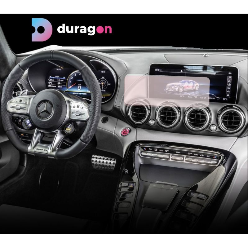 Auto si Moto - Electronice auto - Accesorii electronice auto - Folie protectie navigatie Mercedes AMG GT (C190) 2018+, Duragon, silicon mat, Kit instalare - Infinity.ro