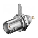 TV, Audio-Video si Foto - Accesorii TV si audio - Cabluri si adaptoare video - Mufa BNC mama UG1094 U panou cu contacte placate cu aur GOOBAY - Infinity.ro