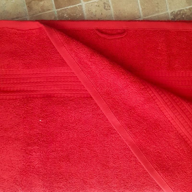 Casa si Gradina - Textile si covoare - Textile baie - Prosoape - Prosop baie Rise Jacquard - 100% Bumbac, 50x90 cm, 500g/mp, rosu - Infinity.ro