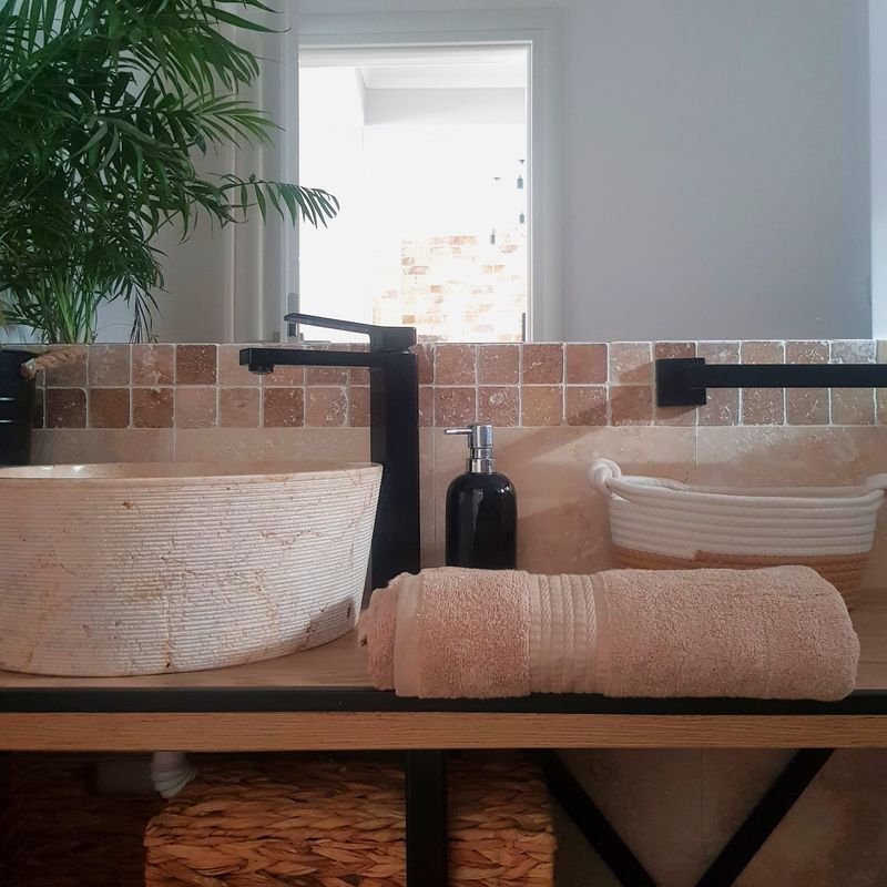 Casa si Gradina - Textile si covoare - Textile baie - Prosoape - Prosop baie Rise Jacquard - 100% Bumbac, 50x90 cm, 500g/mp, bej - Infinity.ro
