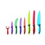 Casa si Gradina - Bucatarie si vesela - Vesela si tacamuri - Cutite si seturi de cutite - Set cutite inox 8 piese Floria ZLN-1143, Multicolor - Infinity.ro
