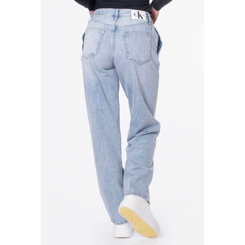 Fashion, accesorii si bijuterii - Femei - Imbracaminte femei - Pantaloni femei - Blugi dama Calvin Klein Jeans  J20J224347, Albastru 28 US - Infinity.ro