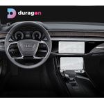 Auto si Moto - Piese auto si accesorii - Interior auto - Bord si accesorii - Folie protectie navigatie si AC, Audi A8 2017+, Duragon, protectie display, silicon transparent, kit instalare - Infinity.ro