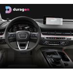 Auto si Moto - Piese auto si accesorii - Interior auto - Bord si accesorii - Folie protectie navigatie Audi Q7 2015-2019, Duragon, protectie display, silicon transparent, kit instalare - Infinity.ro