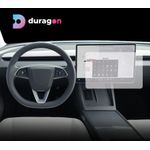 Auto si Moto - Electronice auto - Accesorii electronice auto - Folie protectie navigatie Tesla Model 3 2017-2023, Duragon, protectie display, silicon transparent, kit instalare - Infinity.ro