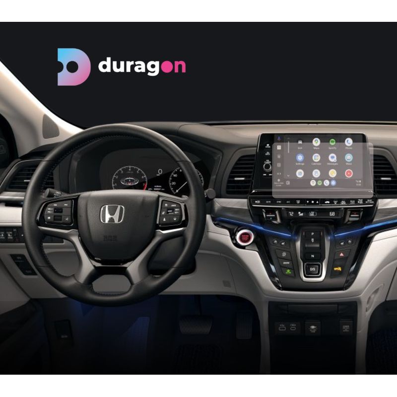 Auto si Moto - Piese auto si accesorii - Interior auto - Bord si accesorii - Folie protectie navigatie Honda Odyssey 2024+, Duragon, protectie display, silicon transparent, kit instalare - Infinity.ro