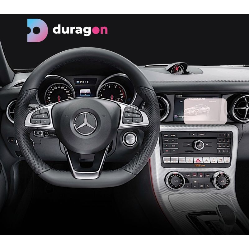 Auto si Moto - Electronice auto - Accesorii electronice auto - Folie protectie navigatie Mercedes Benz SLC-Class (R172) 2016+, Duragon, silicon mat, Kit instalare - Infinity.ro