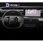 Auto si Moto - Piese auto si accesorii - Interior auto - Bord si accesorii - Folie protectie navigatie Citroen e-C3 2023+, Duragon, protectie display, silicon transparent, kit instalare - Infinity.ro