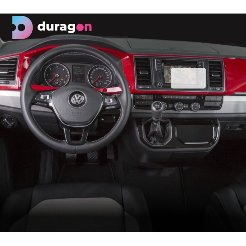 Auto si Moto - Piese auto si accesorii - Interior auto - Bord si accesorii - Folie protectie navigatie Volkswagen Multivan 2015-2019, Duragon, protectie display, silicon transparent, kit instalare - Infinity.ro