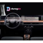 Auto si Moto - Electronice auto - Accesorii electronice auto - Folie protectie navigatie Honda e 2020+, Duragon, protectie display, silicon transparent, kit instalare - Infinity.ro