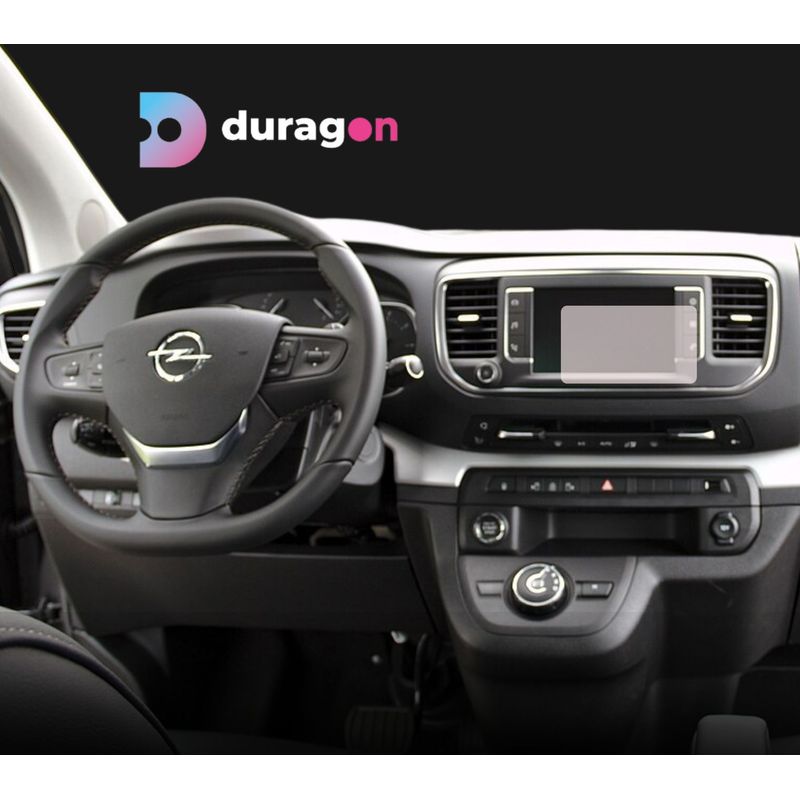 Auto si Moto - Electronice auto - Accesorii electronice auto - Folie protectie navigatie Opel Zafira Life S 2019+, Duragon, protectie display, silicon transparent, kit instalare - Infinity.ro