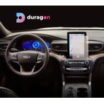 Auto si Moto - Piese auto si accesorii - Interior auto - Bord si accesorii - Folie protectie navigatie Ford Explorer 2019-2024, Duragon, protectie display, silicon transparent, kit instalare - Infinity.ro