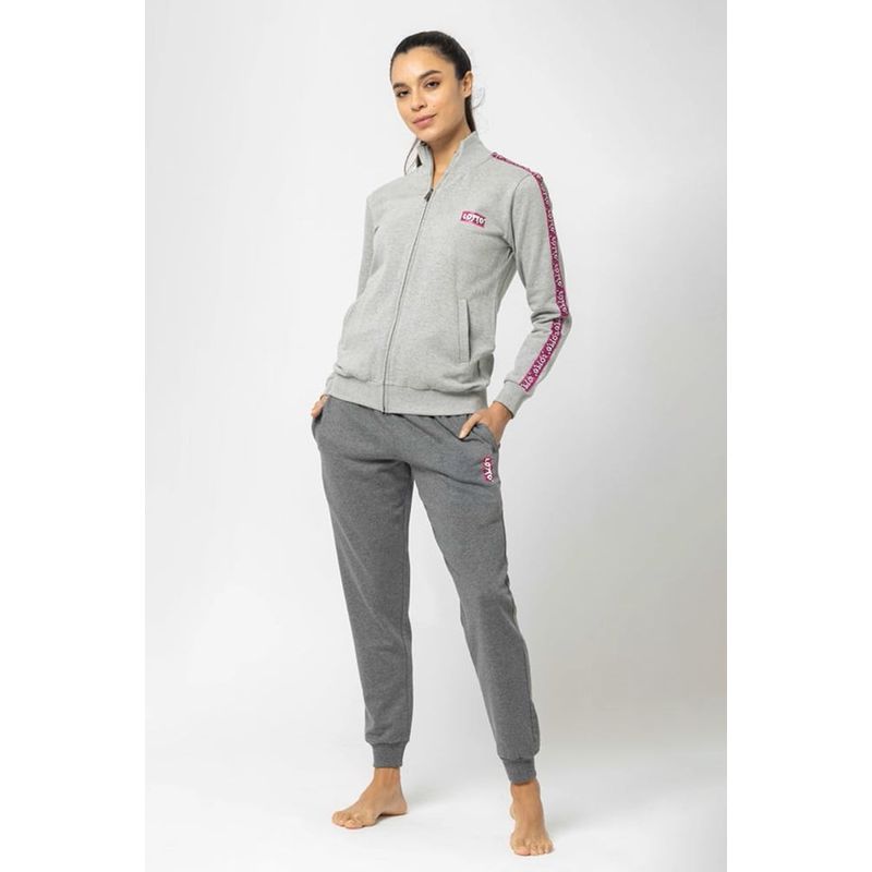 Fashion, accesorii si bijuterii - Femei - Imbracaminte femei - Costume si compleuri femei - Trening dama Lotto LA6065, XL INTL Gri - Infinity.ro