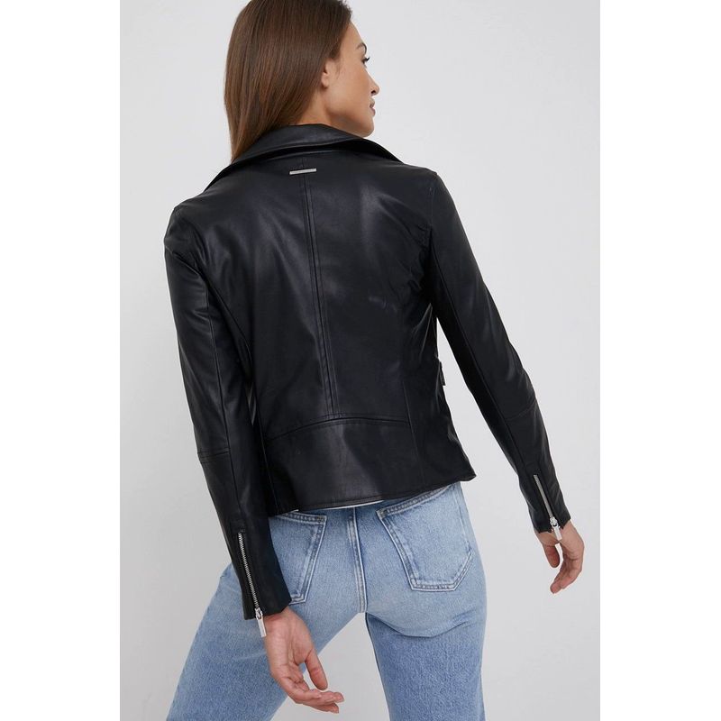 Fashion, accesorii si bijuterii - Femei - Imbracaminte femei - Jachete si geci femei - Jacheta dama ramones Armani Exchange 8NYB13 Negru, M INTL - Infinity.ro