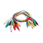 PC, gaming si accesorii - Robotica si accesorii - Accesorii robotica - Cleme crocodili mini set 10buc/set cablu 37cm - Infinity.ro