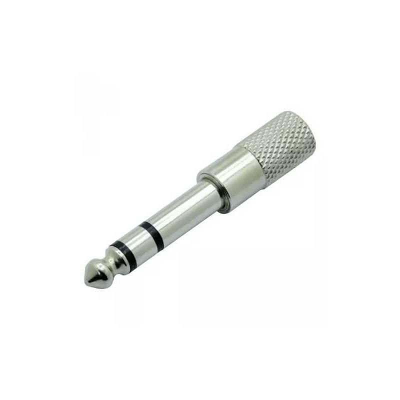 TV, Audio-Video si Foto - Accesorii TV si audio - Cabluri si adaptoare audio - Adaptor STEREO Jack 6.3 mm la 3.5 mm din metal - Infinity.ro