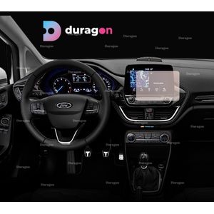 Folie de protectie display, Duragon, pentru Navigatie centrala Ford Fiesta 2017+, din silicon