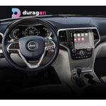 Auto si Moto - Piese auto si accesorii - Interior auto - Bord si accesorii - Folie protectie navigatie Jeep Grand Cherokee Trackhawk 2018+, Duragon, protectie display, silicon mat, kit instalare - Infinity.ro