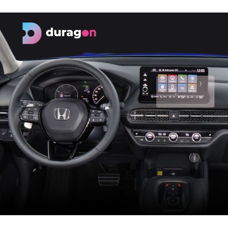 Auto si Moto - Piese auto si accesorii - Interior auto - Bord si accesorii - Folie protectie navigatie Honda ZR-V 2023+, Duragon, protectie display, silicon mat, anti-amprenta, kit instalare - Infinity.ro