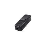 Casa si Gradina - Electrice - Accesorii electrice - Accesorii prize si intrerupatoare - Intrerupator pe fir ON-OFF 3A 250V negru cu retinere - Infinity.ro