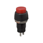 Casa si Gradina - Electrice - Accesorii electrice - Accesorii prize si intrerupatoare - Intrerupator cu apasare 1 circuit 2A 250V OFF-ON rosu cu retinere 09068PI - Infinity.ro