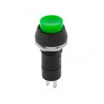 Casa si Gradina - Electrice - Accesorii electrice - Accesorii prize si intrerupatoare - Intrerupator 1A 230VAC PBS 11A ON-OFF verde cu retinere rotund - Infinity.ro