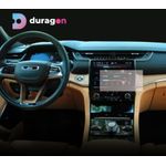 Auto si Moto - Piese auto si accesorii - Interior auto - Bord si accesorii - Folie protectie navigatie Jeep Grand Cherokee L 2020+, Duragon, protectie display, silicon mat, kit instalare - Infinity.ro