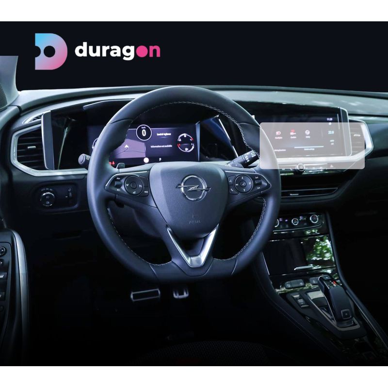 Auto si Moto - Piese auto si accesorii - Interior auto - Bord si accesorii - Folie protectie navigatie Opel Grandland 2021-2024, Duragon, protectie display, silicon mat, kit instalare - Infinity.ro