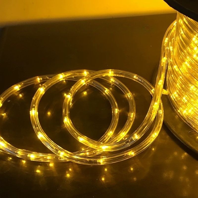 Casa si Gradina - Decoratiuni - Decoratiuni de sezon - Instalatie de Craciun tip Furtun luminos Led, 480 Leduri, Alb Cald, 20 m, alimentator inclus - Infinity.ro