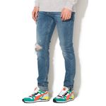 Fashion, accesorii si bijuterii - Barbati - Imbracaminte - Pantaloni barbati - Blugi skinny slim fit Diesel Sleenker 00S7VG-069AI Albastru W36-L32 US - Infinity.ro