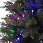 Casa si Gradina - Decoratiuni - Decoratiuni de sezon - Instalatie cu Muzica si Jocuri de Lumini 100 Leduri 10m Fir Negru Becuri Multicolor, Lumina Calda,  Interior/Exterior - Infinity.ro