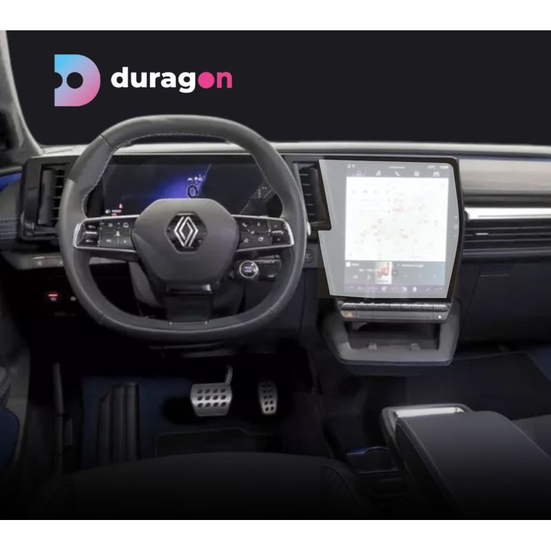 Auto si Moto - Piese auto si accesorii - Interior auto - Bord si accesorii - Folie protectie navigatie Renault Scenic E-Tech 2023+, Duragon, protectie display, silicon mat, kit instalare - Infinity.ro