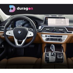 Folie protectie navigatie BMW Seria 7 2019-2022, Duragon, protectie display, silicon mat, anti-amprenta, kit instalare