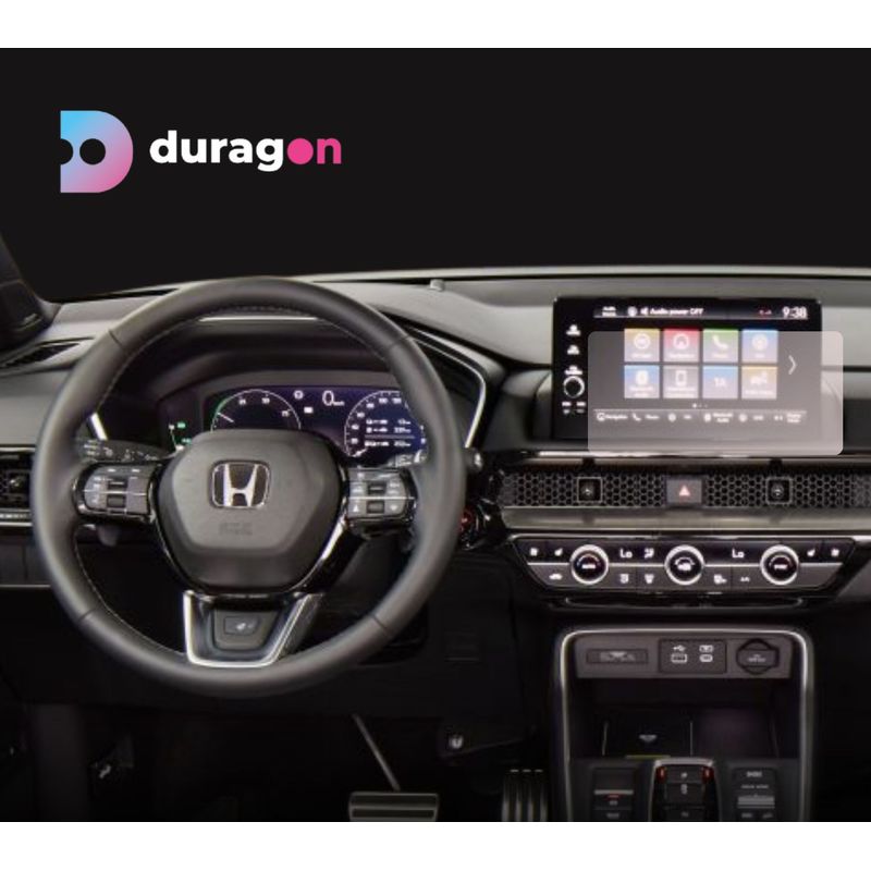 Auto si Moto - Piese auto si accesorii - Interior auto - Bord si accesorii - Folie protectie navigatie Honda CR-V (EU) 2023+, Duragon, protectie display, silicon mat, anti-amprenta, kit instalare - Infinity.ro