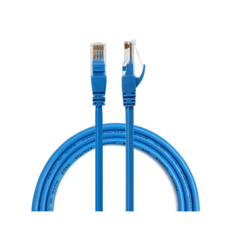 PC, gaming si accesorii - Retelistica - Cabluri si accesorii - Cablu Retea Premium UTP Internet LAN Mufa RJ-45 CAT5e lungime 30 metri Albastru - Infinity.ro