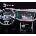 Auto si Moto - Piese auto si accesorii - Interior auto - Bord si accesorii - Folie protectie Volkswagen Touareg 2023+, Duragon, protectie display si ceasuri, silicon transparent, kit instalare - Infinity.ro
