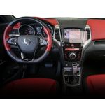 Auto si Moto - Piese auto si accesorii - Interior auto - Bord si accesorii - Folie protectie Ssangyong Tivoli 2015-2019, Duragon, protectie display Ssangyong, silicon transparent, kit instalare - Infinity.ro