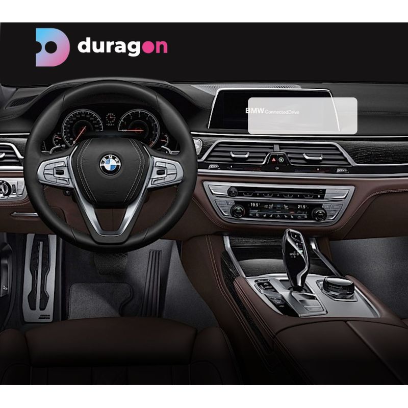 Auto si Moto - Piese auto si accesorii - Interior auto - Bord si accesorii - Folie protectie navigatie BMW Seria 7 2016-2019, Duragon, protectie display, silicon mat, anti-amprenta, kit instalare - Infinity.ro