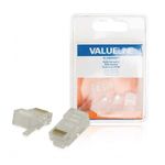PC, gaming si accesorii - Retelistica - Cabluri si accesorii - Mufa RJ45 CAT5 transparent tata 5buc Valueline - Infinity.ro