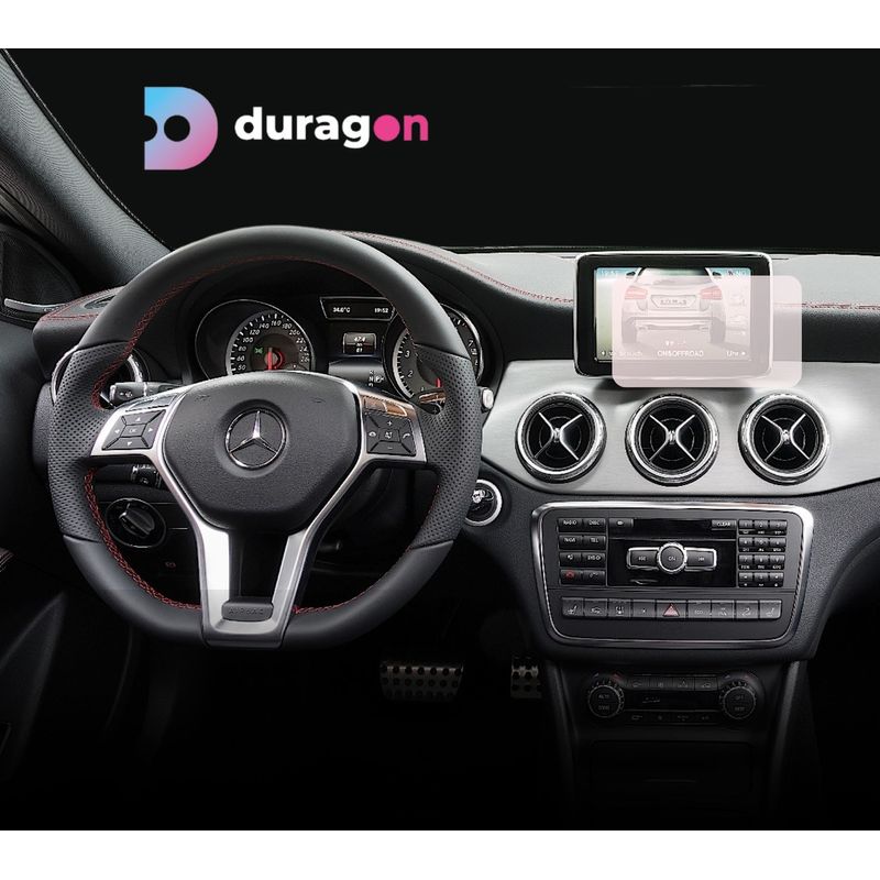 Auto si Moto - Piese auto si accesorii - Interior auto - Bord si accesorii - Folie protectie Mercedes Benz GLA (X156) 2017-2020, Duragon, silicon transparent, kit instalare - Infinity.ro