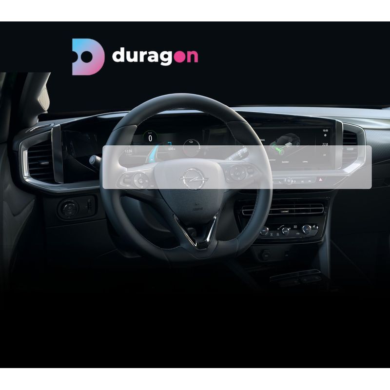 Auto si Moto - Piese auto si accesorii - Interior auto - Bord si accesorii - Folie protectie display si Ceasuri, Duragon, Opel Mokka-e 2020+, silicon Mat, anti-amprenta, Kit instalare - Infinity.ro
