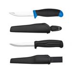 Sport si Outdoor - Camping - Cutite, bricege si accesorii - Cutite si bricege - Set doua cutite universale pentru vanatoare si pescuit, 20.8 cm, husa inclusa - Infinity.ro