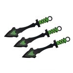 Sport si Outdoor - Camping - Cutite, bricege si accesorii - Cutite si bricege - Set trei cutite de aruncat Darts, 16.5 cm, husa inclusa - Infinity.ro