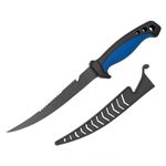 Sport si Outdoor - Camping - Cutite, bricege si accesorii - Cutite si bricege - Cutit pentru filetat peste Comfort Fishing, 28 cm, albastru - Infinity.ro