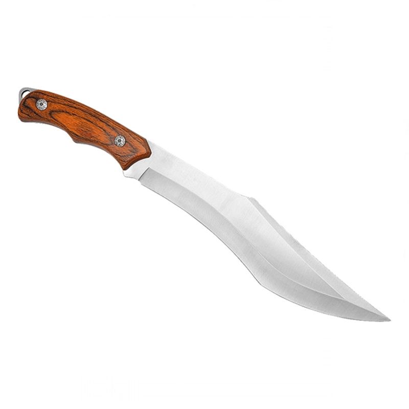 Sport si Outdoor - Camping - Cutite, bricege si accesorii - Cutite si bricege - Cutit de vanatoare, Hunter Brown, 38 cm, maro,  teaca inclusa - Infinity.ro