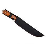 Sport si Outdoor - Camping - Cutite, bricege si accesorii - Cutite si bricege - Cutit de vanatoare, 38 cm, maro, teaca inclusa - Infinity.ro